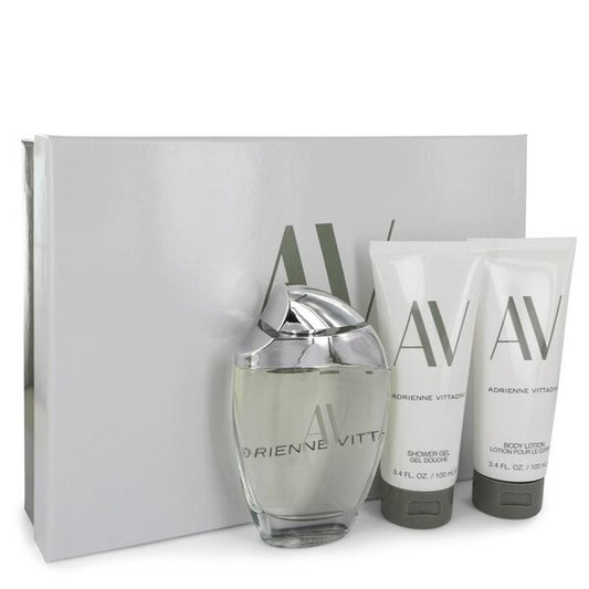 Av Gift Set - 3 Oz Eau De Parfum Spray + 3.3 Body Lotion + 3.3 Oz Shower Gel -- For Women