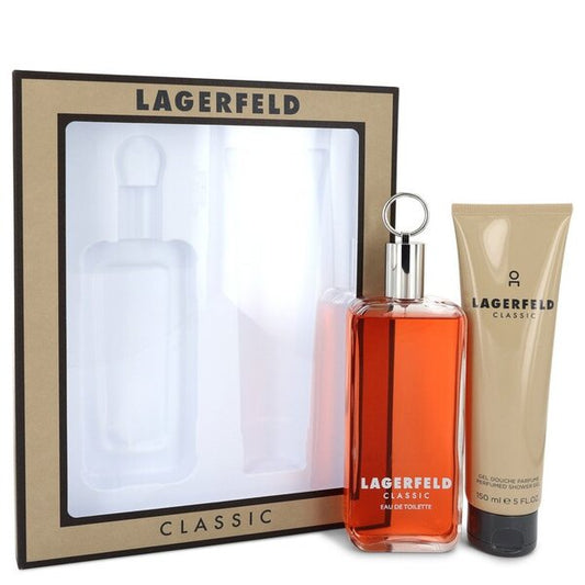 Lagerfeld Gift Set - 5 Oz Eau De Toilette Pray + 5 Oz Shower Gel -- For Men