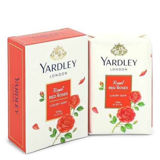 Yardley London Soaps Royal Red Roses Luxury Soap 3.5 Oz For Women - Perfumeles